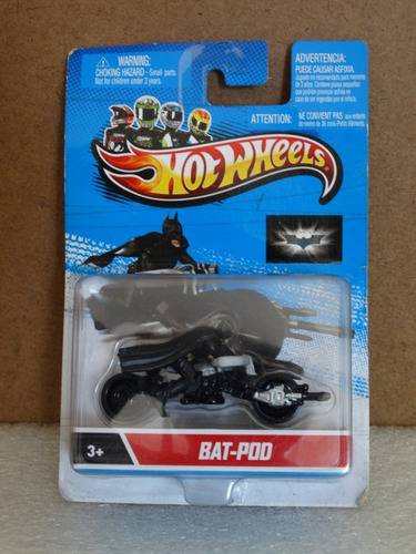 Bat-pod Boneco Com Moto Do Batman - Hot Wheels 1:64 Lacrado