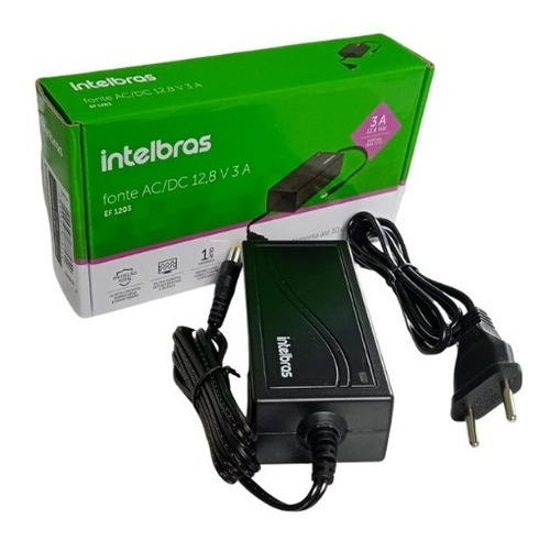 Fonte Alimentação 12v 3a Intelbras Ef 1203 M Antisurto Full