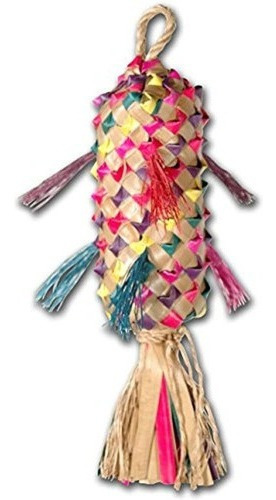 Planet Pleasures Spiked Pinata Natural Bird Toy