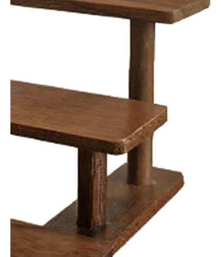 Nova Mini Soporte De Flores For Casa De Muñecas, L Marrón