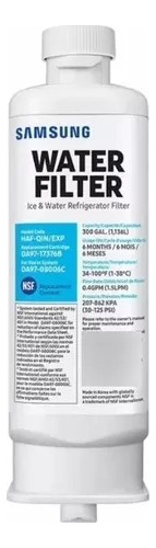 Filtro De Agua Para Nevera Samsung®  Da97-17376b Haf-qin/exp