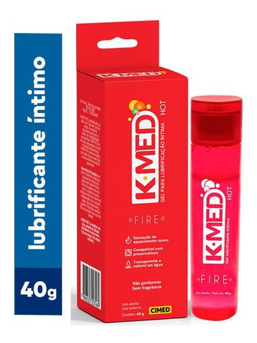 K-med Hot Gel Lubrificante Íntimo 40g