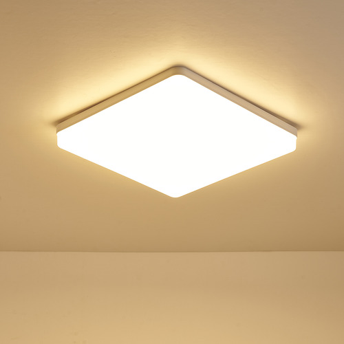 Lámpara De Techo Led 18w Montaje Empotrado Cuadrada Para Coc