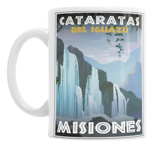 Taza De Ceramica Cataratas Del Iguazu Misiones