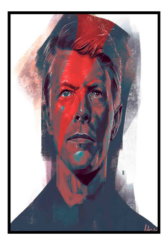 Cuadro Poster Premium 33x48cm David Bowie