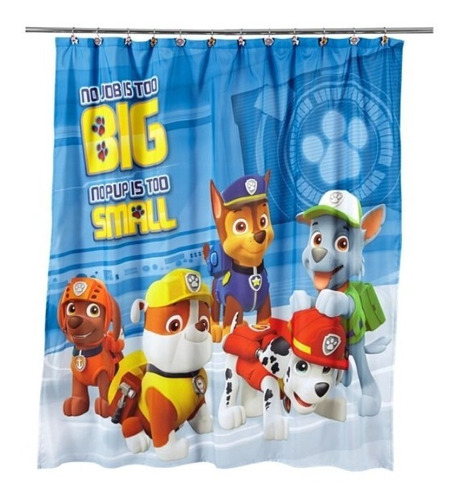 Paw Patrol Cortina De Baño  Niños Original