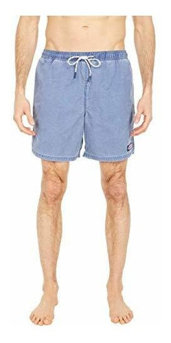 Viña Mens Island Chappy Swim Trunks, Moonshine, 9w7xy