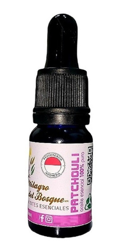 Aceite Esencial Pachulí Patchouli 10 Ml 100% Puro