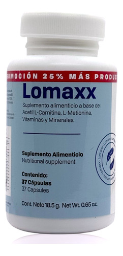 Lomaxx 25% Más Producto 37 Cápsulas