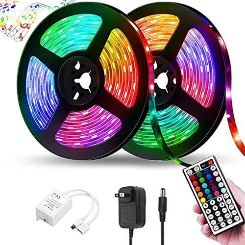 , Cambio De Color Rgb De 32.8 Pies Tira De Luces Led, Cinta 