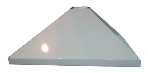 Imagen 1 de 7 de Campana Cocina Tradicional Vacía 60 Cm Blanca Sin Motor
