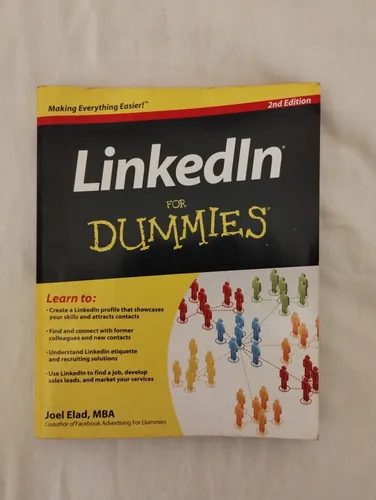 Libro De Linkedin For Dummies En Ingles Joel Elad (Usado)