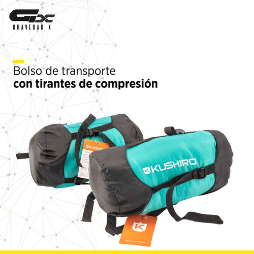 Bolsa Dormir Compacta Kushiro Temperatura Confort. Gravedadx