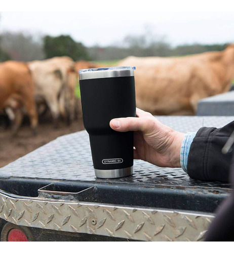 Vaso Termico De Acero Inoxidable De 30 Onzas Con Tapa-negro