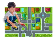 Comprar Pista De Carros Tapete Em Lona Para Crianças Brincar Cor PISTA CARROS - PC04