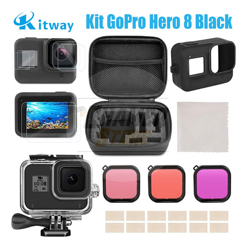 Kit De Accesortios Para Cámaras De Acción Gopro