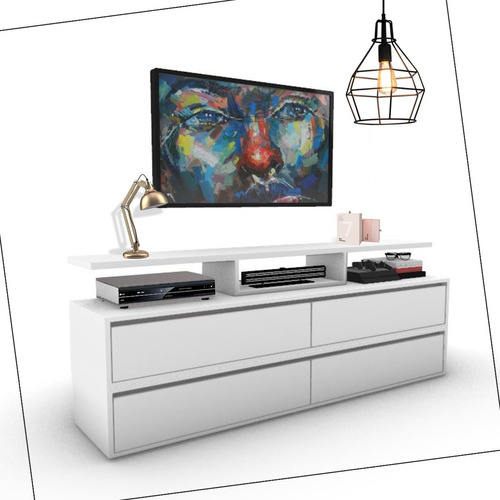 Mueble Para Tv Living Organizador Modular Moderno 130