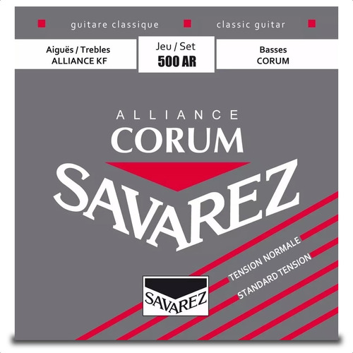 Savarez 500ar Corum Alliance Encordado De Guitarra Clasica 