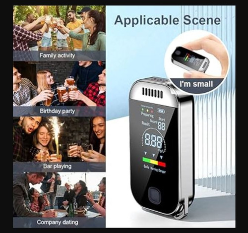 Alcoholimetro Tester Alcoholemia Alcohol Sin Contacto