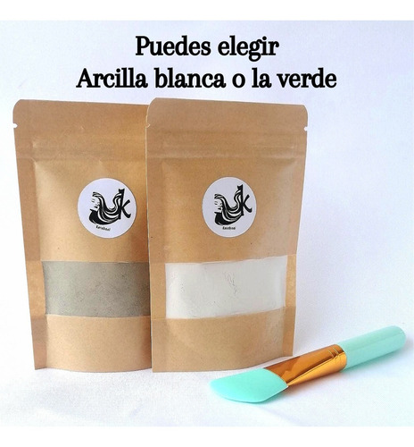 Mascarillas De Arcilla Verde Y Blanca 