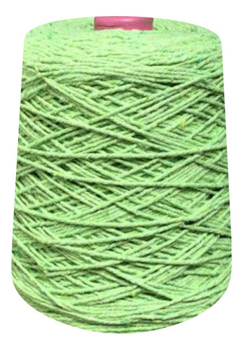 Barbante Colorido Número 4 Fios Para Crochê 600gr Prial Cor Verde Abacate