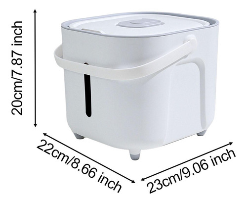 Contenedor De Almacenamiento De Comida Para Perros Y Gatos S