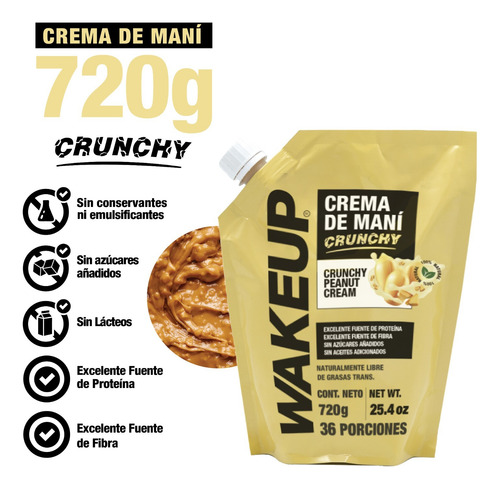 Crema De Mani Natural Doypack Wake Up 720 Gr
