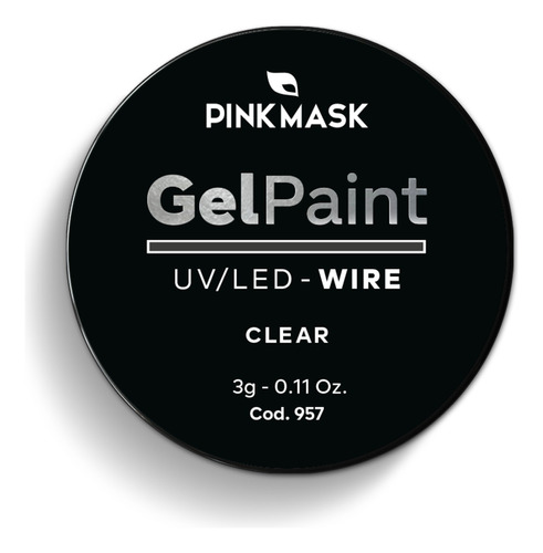 Gel Paint Pink Mask Nail Art 3gr.