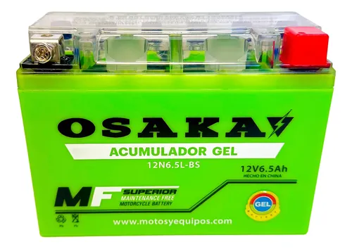 Batería De Gel Para Moto Yb6l-bs Italika Ft125