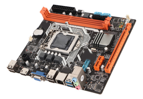 Placa Madre H81m M Atx Lga De 1150 Pines Compatible Con Vga