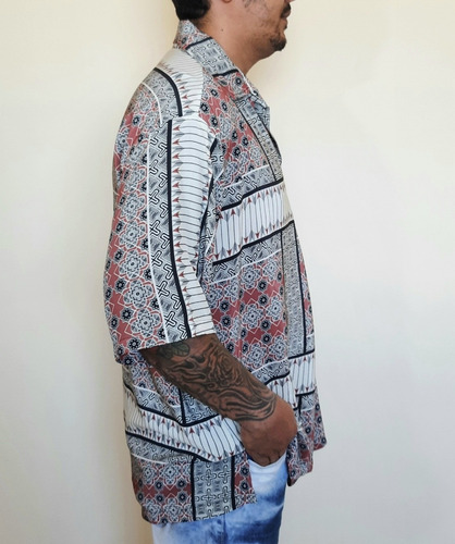 Imagem 5 de 6 de Blusa Bata Masculina Tecido Paulus