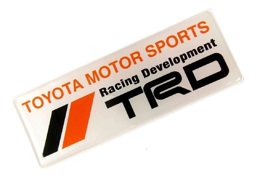 Emblema Adesivo Resinado Toyota Racing Rs07 Fk