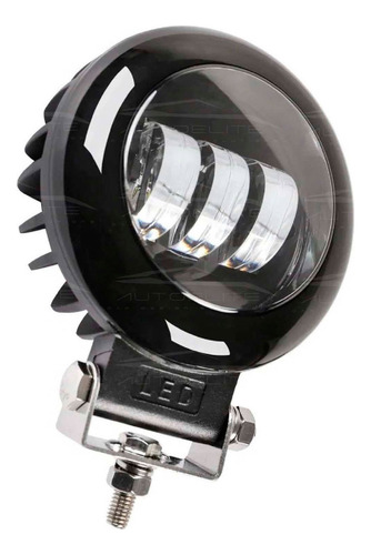 Set 10 Faros Barra Led 30w Redondo Universal 4.5p Mayoreo