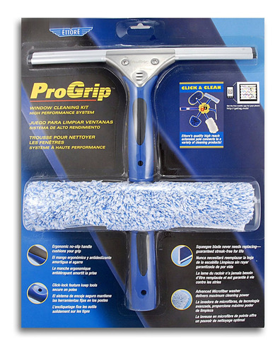 Kit De Limpieza De Ventanas Profesional Progrip Ettore