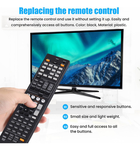 Z Control Remoto Cristalino Para Yamaha Rx-v375 Rx-v467