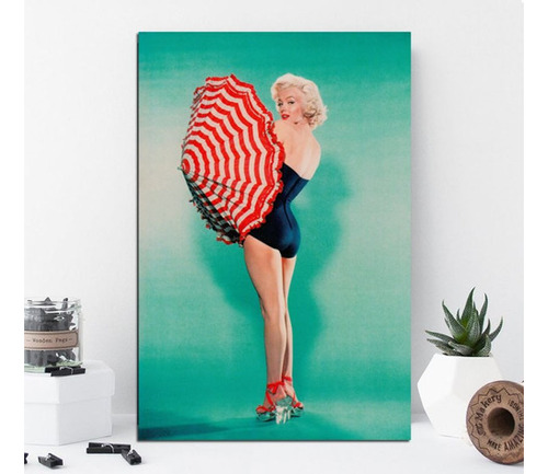 Vinilo Decorativo 20x30cm Marilyn Monroe Pin Up M4