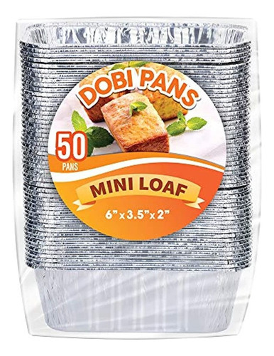 Dobi (50 Unidades) Mini Moldes Para Hornear Pan