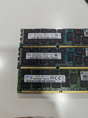 Memoria Ram Hynix Pc3l-10600r 64gb 4x16gb Ecc Server No Pc