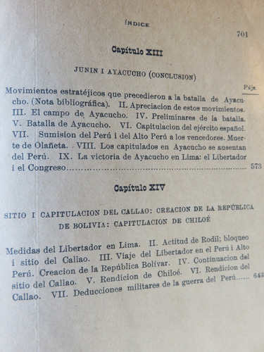 Gonzalo Bulnes Ultimas Campañas De La Independencia Del Perú (Usado)