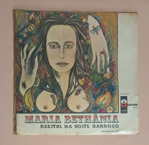 Lp Vinil Maria Bethânia Recital Na Boite Barroco / 1968