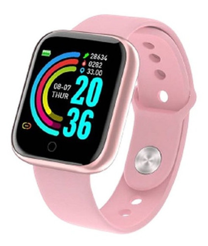 Smartwatch Isw-002 258mb Com Bluetooth Intense Cor da pulseira Rosa