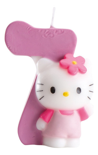 Vela De Cumpleaños Hello Kitty #7