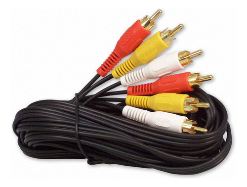 Your Cable Store Cable De Audio/video Rca De 12 Pies 3 Macho