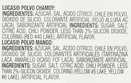 Lucas Chamoy / Mango 12 Y 12 Chamoy Mango Aromatizadas En Po