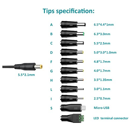 Adaptador Universal Ac/dc Basicvolt De Conmutación Múltiple