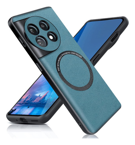 Funda Para Oneplus 11 5g Protección Magnética De Doble Capa A Prueba De Golpes Para Cámara Delgada