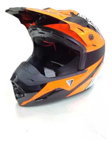 Casco Vértigo Mz3 Cross Race Division Naranja