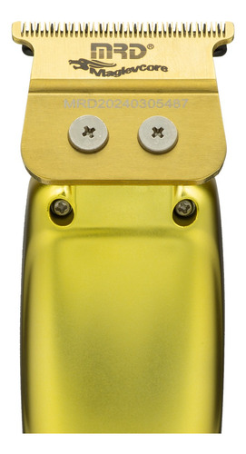 Barberia Set Clipper Trimmer Mrdpro Smartbrain Dorado 12c