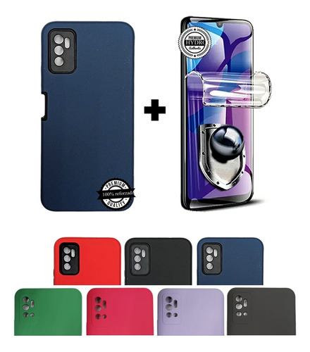 Funda Case + Hydrogel Protector - Para Zte A71 Reforzado 