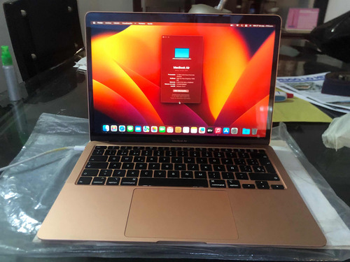 Macbook Air M1 2020 Oro 8gb De Ram 256gb Ssd, Corei3